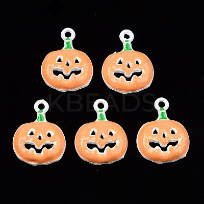 Spray Painted Alloy Enamel Pendants PALLOY-N164-006A-1