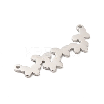 Non-Tarnish 304 Stainless Steel Connector Charms STAS-K245-01P-1