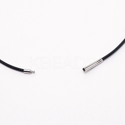 Polyester Waxed Cords Necklace Making MAK-WH0009-05E-01-1