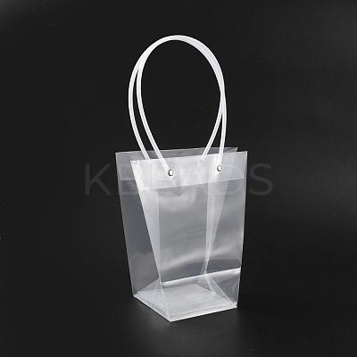 Valentine's Day Transparent PP Plastic Bags ABAG-WH0035-018B-1