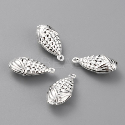 Autumn Theme Brass Pendants KK-Z007-03S-1