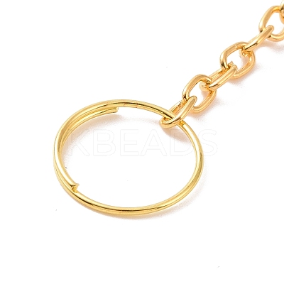 Teardrop & Moon & Sun Glass Hanging Suncatchers HJEW-I011-05G-1
