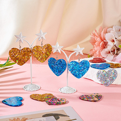 DIY Dangle Earring Making Kit DIY-TA0006-55B-1
