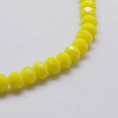 Electroplate Glass Bead Strands EGLA-J047-3x2mm-M-1