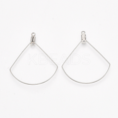 Tarnish Resistant 304 Stainless Steel Wire Pendants LS-X-STAS-S103-11-1