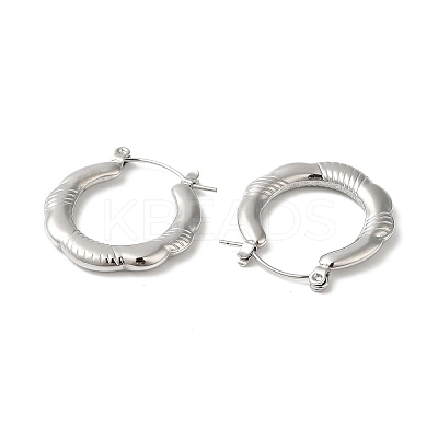 Non-Tarnish 304 Stainless Hoop Earrings for Women EJEW-Z026-38P-1