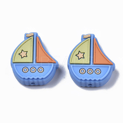 Food Grade Eco-Friendly Silicone Focal Beads LS-SIL-N002-12D-1