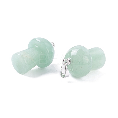 Natural Green Aventurine Pendants G-M380-B08-P-1