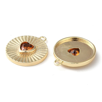 Real 18K Gold Plated Brass Pendants KK-F862-02G-02-1