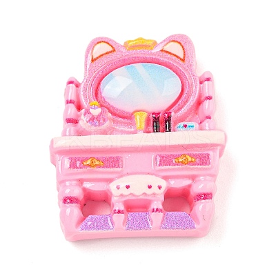 Bedroom Theme Opaque Resin Animal Furniture Decoden Cabochons LS-RESI-M042-02D-1