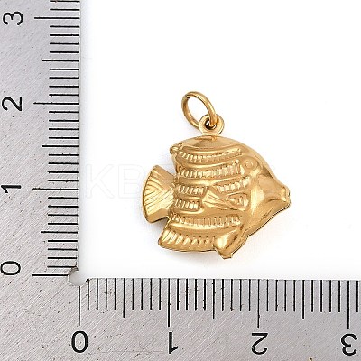 Ocean 304 Stainless Steel Pendants STAS-P407-01D-G-1