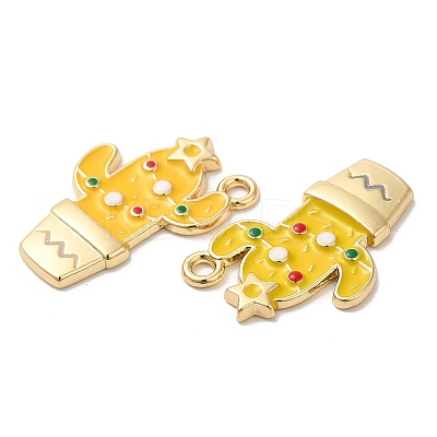 Alloy Enamel Pendants ENAM-K069-14G-1