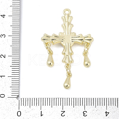 Alloy Pendants with Rhinestone PALLOY-R151-58G-1