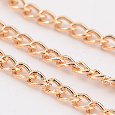 Iron Twisted Chains Curb Chains X-CH-L001-15G-1