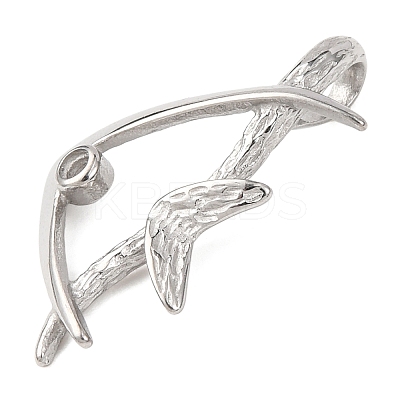 304 Stainless Steel Pendants STAS-D129-13C-P-1
