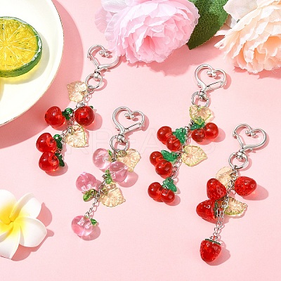 Resin Fruits Pendant Decoration KEYC-YW00168-01-1