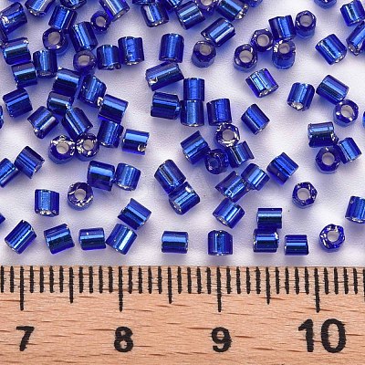 8/0 Glass Bugle Beads SEED-S032-07A-28-1
