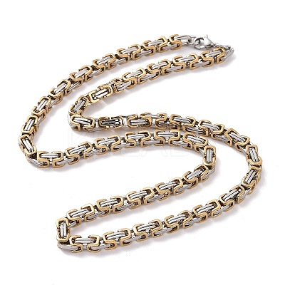 Byzantine Chain Necklace NJEW-C034-40GP-1