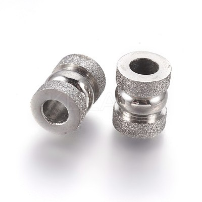 Tarnish Resistant 304 Stainless Steel European Beads STAS-E454-42P-1