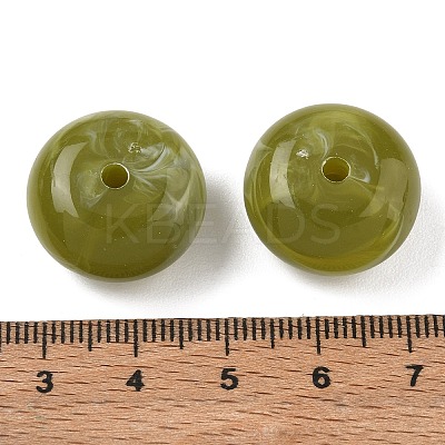 Two Tone Acrylic Beads AC-CBABA33-01S-1