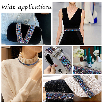 Hotfix Rhinestone Tape DIY-WH0188-89B-1