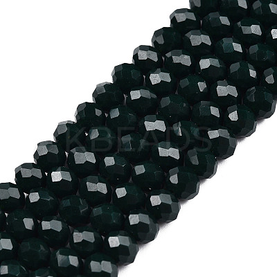 Opaque Solid Color Imitation Jade Glass Beads Strands LS-EGLA-A044-P4mm-D12-1
