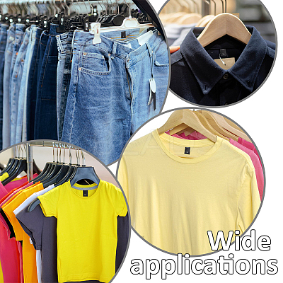 500Pcs 10 Styles Polyester Clothing Size Labels FIND-BC0014-07A-1