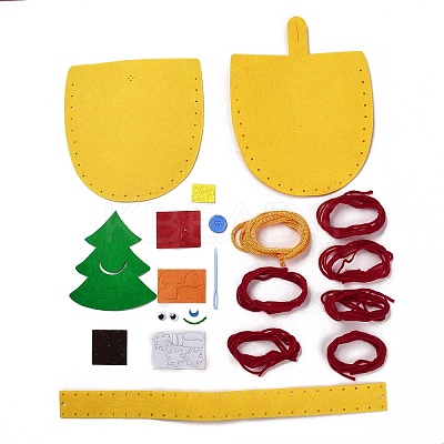 DIY Non-woven Christmas Theme Bag Kits LS-DIY-Q031-01E-1