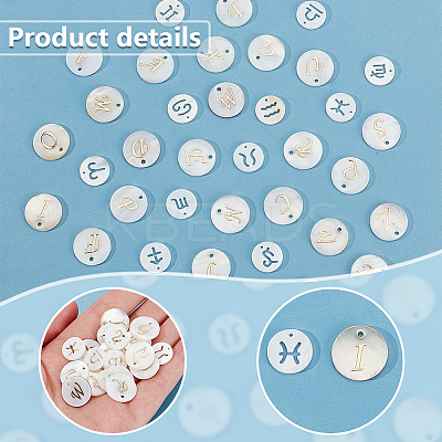 Natural Freshwater Shell Pendant Sets SHEL-PH0001-54-1
