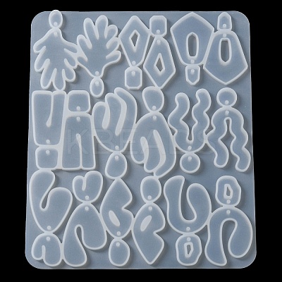 DIY Silicone Irregular Shape Pendant Molds LS-DIY-M047-01A-1