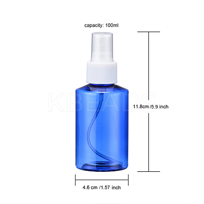 100ml Refillable PET Plastic Spray Bottles TOOL-Q024-02B-02-1
