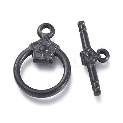 304 Stainless Steel Toggle Clasps Ion Plating(IP) STAS-M278-02B-1