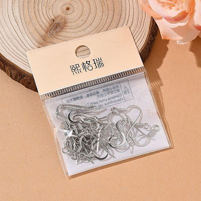 SHEGRACE Brass Earring Hooks XGR0139P-152P-1