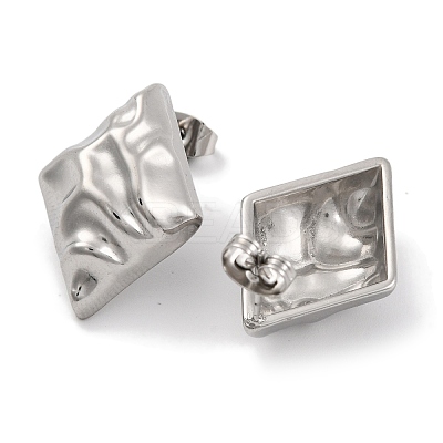 Non-Tarnish 304 Stainless Steel Stud Earrings EJEW-H013-25P-1