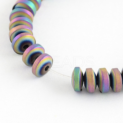 Electroplate Non-magnetic Synthetic Hematite Beads Strands G-R210-M-1