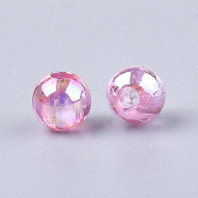 Transparent Plastic Beads OACR-S026-8mm-M-1