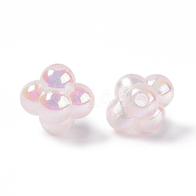 Opaque Acrylic Beads OACR-C009-04C-1