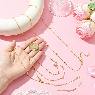 Brass Satellite Body Chains for Sexy Women NJEW-CJ00001-1