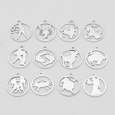 Non-Tarnish 201 Stainless Steel Pendant STAS-Q237-M003-2-1