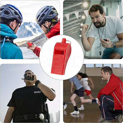 ABS Plastic Sports Outdoor Whistles NJEW-CN0001-09A-1