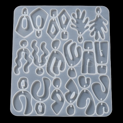 DIY Silicone Irregular Shape Pendant Molds DIY-M047-01A-1