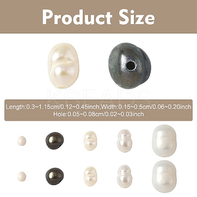10Pcs Natural Cultured Freshwater Pearl Beads PEAR-YW0001-44-1