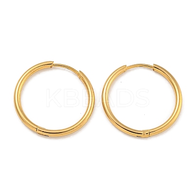 PVD Vacuum Plating 304 Stainless Steel Huggie Hoop Earrings for Women EJEW-F280-07F-G-1