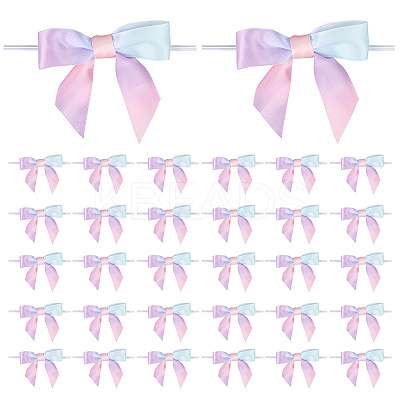 Polyester Bowknot DIY-WH20009-80-1