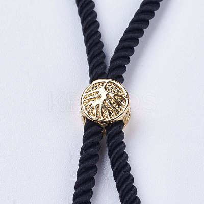Nylon Twisted Cord Bracelet Making MAK-F018-04G-RS-1