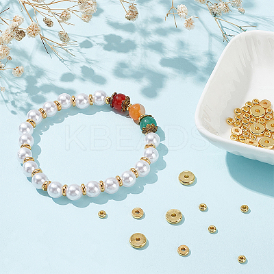 60Pcs 3 Styes Brass Beads KK-BC0012-30-1