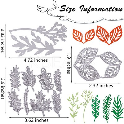 3Pcs 3 Style Frame Metal Cutting Dies Stencils DIY-SZ0003-95-1