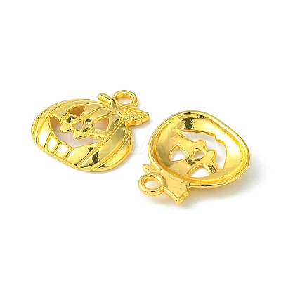 20Pcs Halloween Pumpkin Jack-O'-Lantern Alloy Pendants TIBEP-YW0001-43G-1