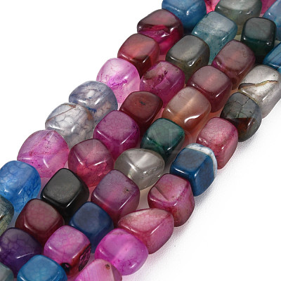 Natural Agate Beads Strands G-N326-99I-1