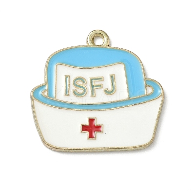 MBTI Theme Alloy Enamel Pendants LS-ENAM-I083-01G-06-1